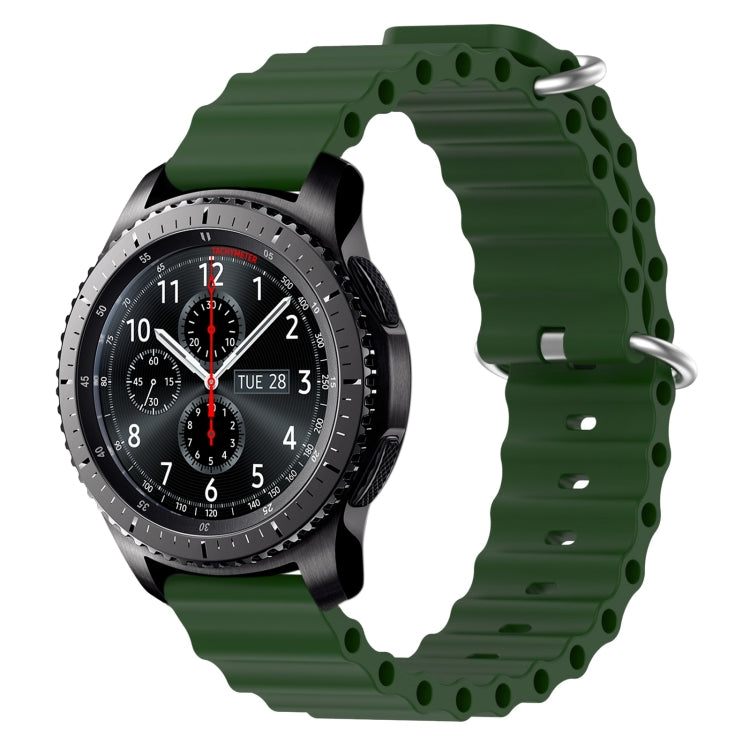 Cinturino in silicone 22 mm per Samsung Gear S3 Classic e Frontie