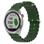 Cinturino in silicone 20mm per Garmin Approach S40