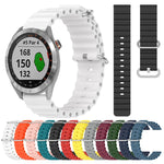 Cinturino in silicone 20mm per Garmin Approach S40