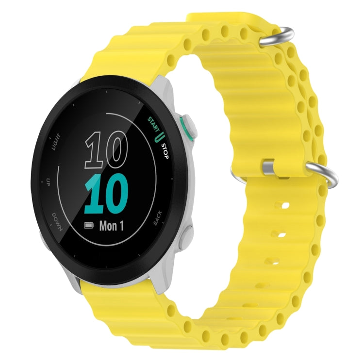 Cinturino in silicone 20mm per Garmin Forerunner 55