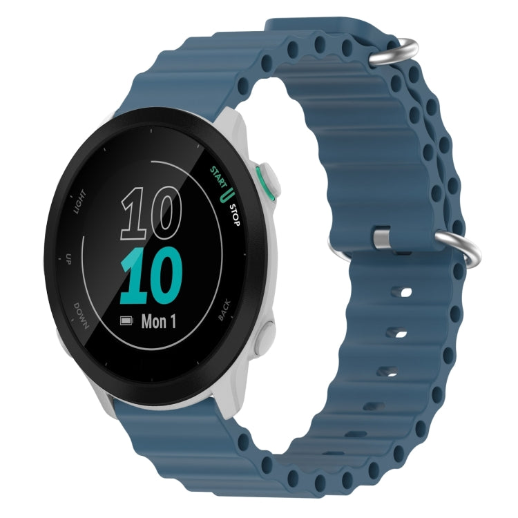 Cinturino in silicone 20mm per Garmin Forerunner 55
