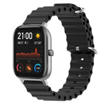 Cinturino in silicone 20mm per Amazfit GTS e GTR 42mm