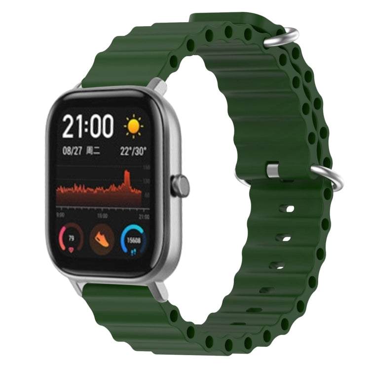 Cinturino in silicone 20mm per Amazfit GTS e GTR 42mm