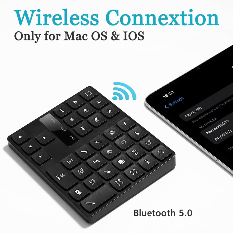 Tastiera Bluetooth 5.0 35 tasti per MacOS e iOS