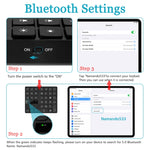 Tastiera Bluetooth 5.0 35 tasti per MacOS e iOS