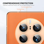 Per Huawei Mate 50 Pro ENKAY 9H Pellicola in vetro temperato per fotocamera posteriore in lega di alluminio, For Huawei Mate 50 Pro
