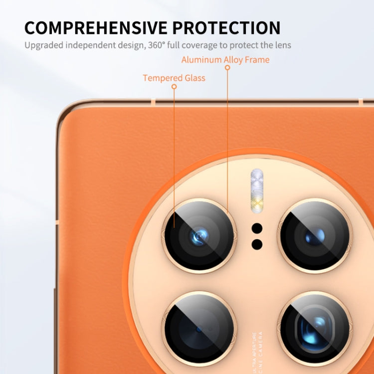Per Huawei Mate 50 Pro ENKAY 9H Pellicola in vetro temperato per fotocamera posteriore in lega di alluminio, For Huawei Mate 50 Pro