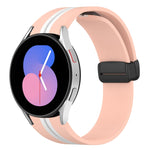 Cinturino in silicone con chiusura magnetica per Galaxy Watch 5 4
