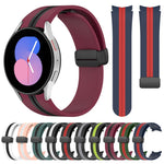 Cinturino in silicone con chiusura magnetica per Galaxy Watch 5 4
