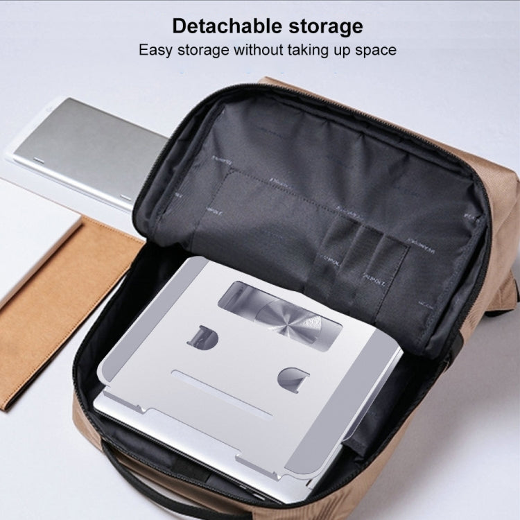 Supporto portatile per laptop regolabile in alluminio