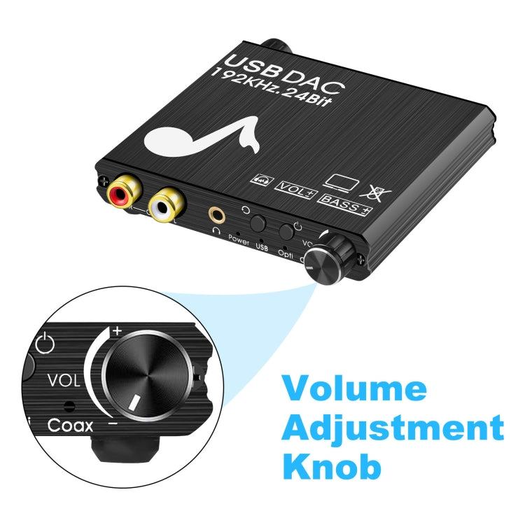 Convertitore audio digitale-analogico AY107 USB SPDIF
