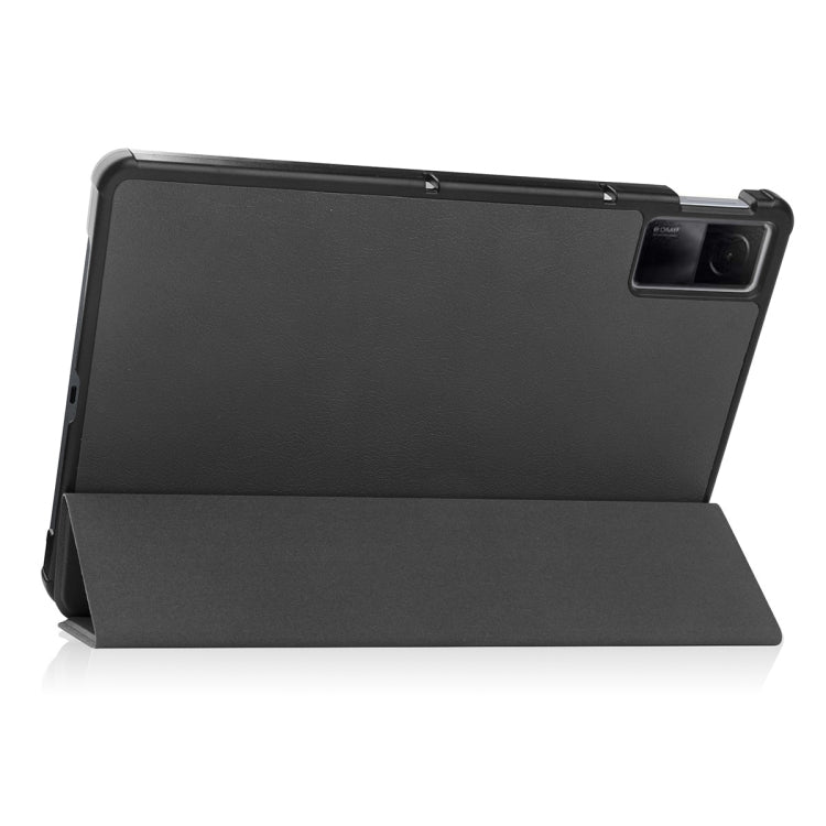Per Xiaomi Redmi Pad 10,61 pollici ENKAY Tri-fold Custer Texture Custodia Smart con supporto in pelle, For Xiaomi Redmi Pad 10.61 inch