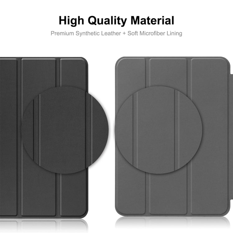 Per Xiaomi Redmi Pad 10,61 pollici ENKAY Tri-fold Custer Texture Custodia Smart con supporto in pelle, For Xiaomi Redmi Pad 10.61 inch