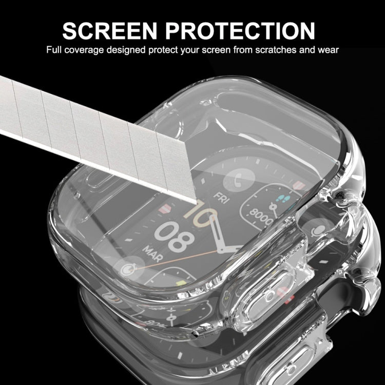 Custodia TPU trasparente per Apple Watch Ultra 49mm con pellicola