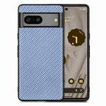 Per la custodia del telefono con cover posteriore in pelle con texture in fibra di carbonio Google Pixel 7, For Google Pixel 7
