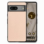 Per la custodia del telefono con cover posteriore in pelle con texture in fibra di carbonio Google Pixel 7, For Google Pixel 7