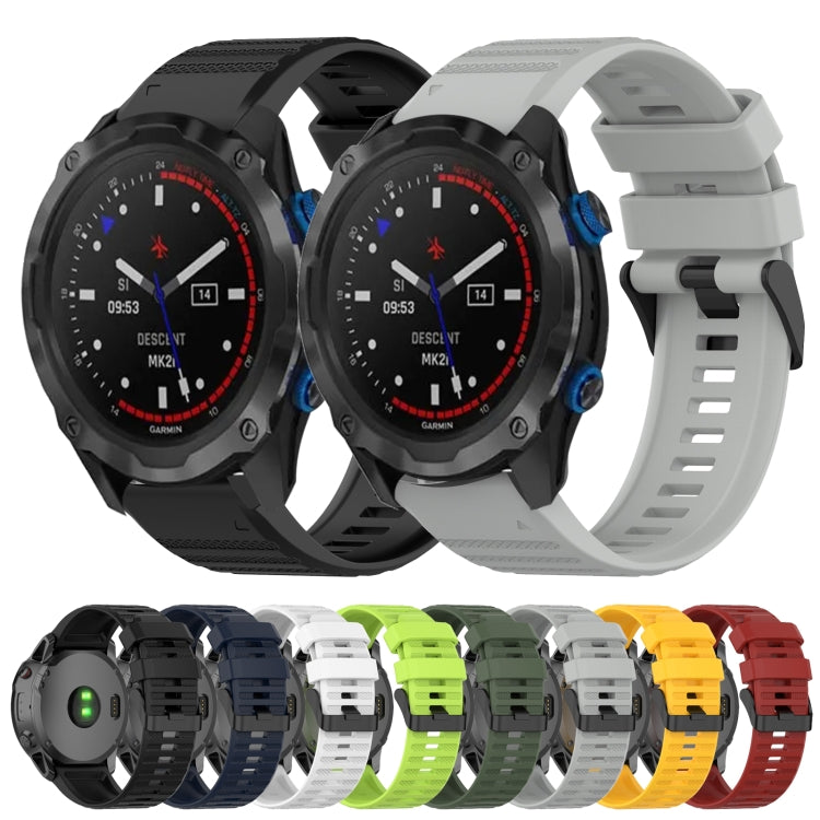 Cinturino in silicone 26 mm per Garmin Descent MK2i
