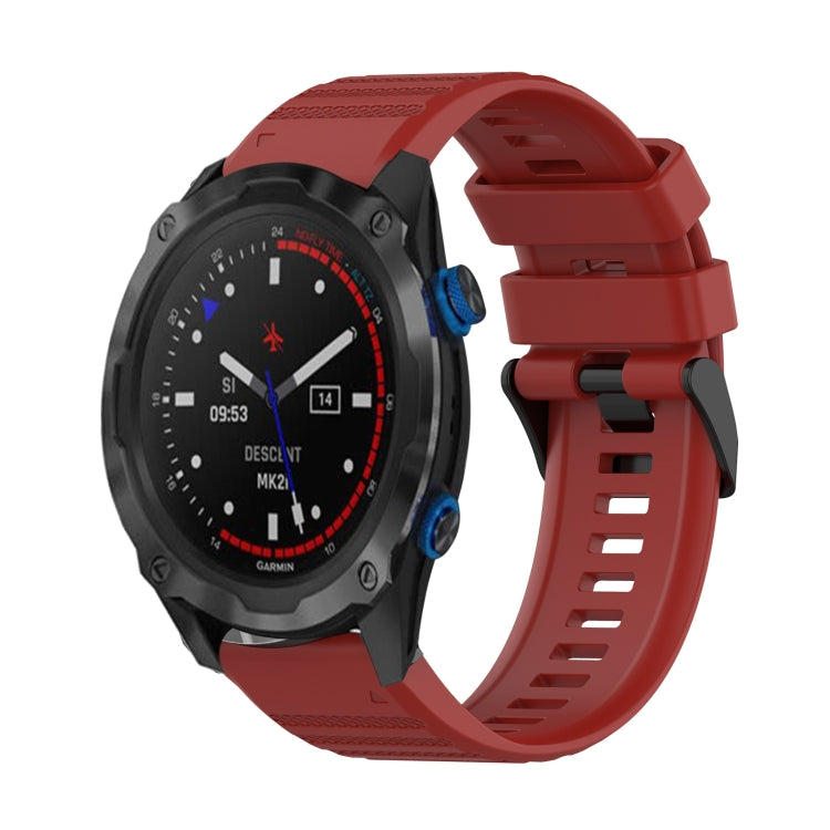 Cinturino in silicone 26 mm per Garmin Descent MK2i