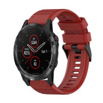 Cinturino in silicone 22 mm per Garmin Fenix 5