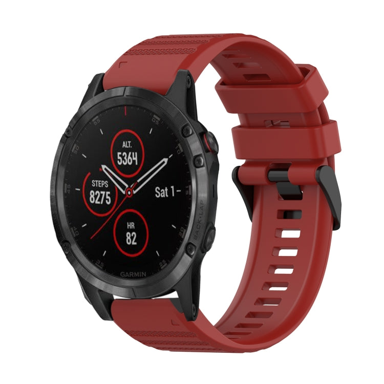 Cinturino in silicone 22 mm per Garmin Fenix 5