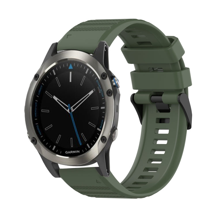 Cinturino in silicone 22 mm per Garmin Fenix 5