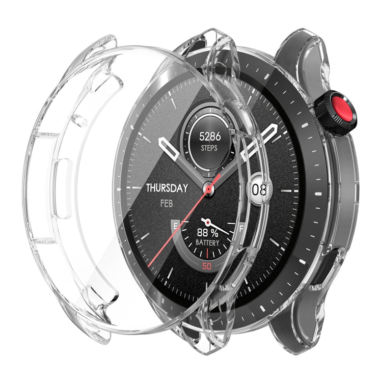 Custodia TPU trasparente per Amazfit GTR 4 con pellicola