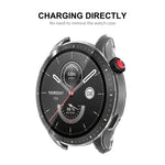 Custodia TPU trasparente per Amazfit GTR 4 con pellicola