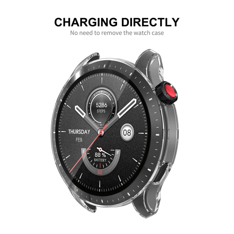 Custodia TPU trasparente per Amazfit GTR 4 con pellicola