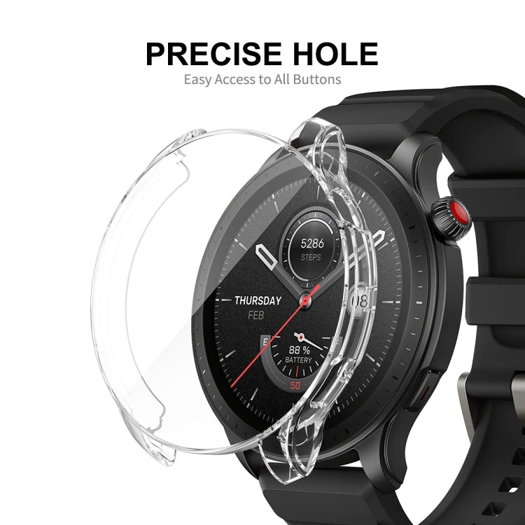 Custodia TPU trasparente per Amazfit GTR 4 con pellicola