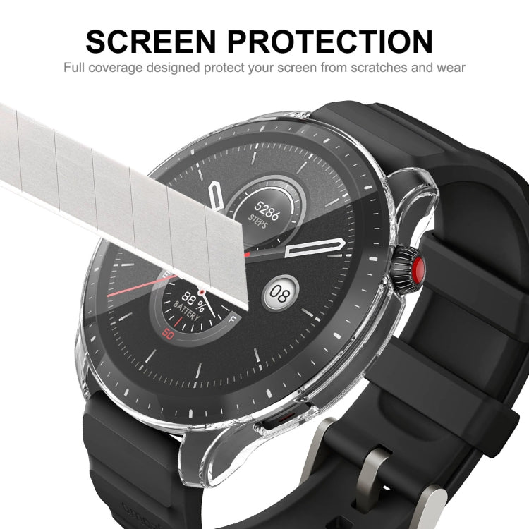 Custodia TPU trasparente per Amazfit GTR 4 con pellicola
