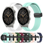Cinturino in silicone 20mm con chiusura magnetica per Huawei Watc