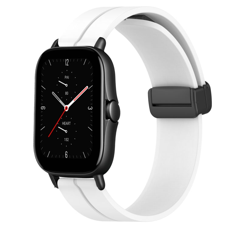 Cinturino in silicone 20mm con chiusura magnetica per Amazfit GTS