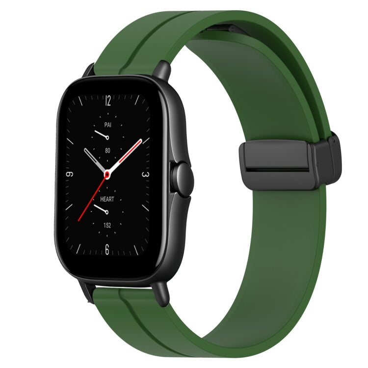 Cinturino in silicone 20mm con chiusura magnetica per Amazfit GTS