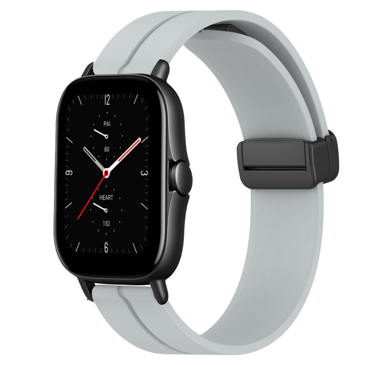 Cinturino in silicone 20mm con chiusura magnetica per Amazfit GTS