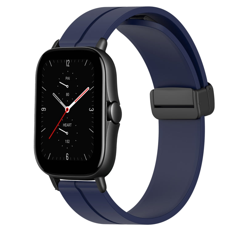Cinturino in silicone 20mm con chiusura magnetica per Amazfit GTS