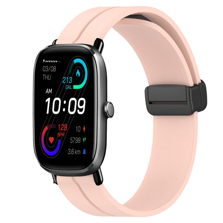 Cinturino in silicone 20mm con chiusura magnetica per Amazfit GTS