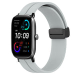Cinturino in silicone 20mm con chiusura magnetica per Amazfit GTS
