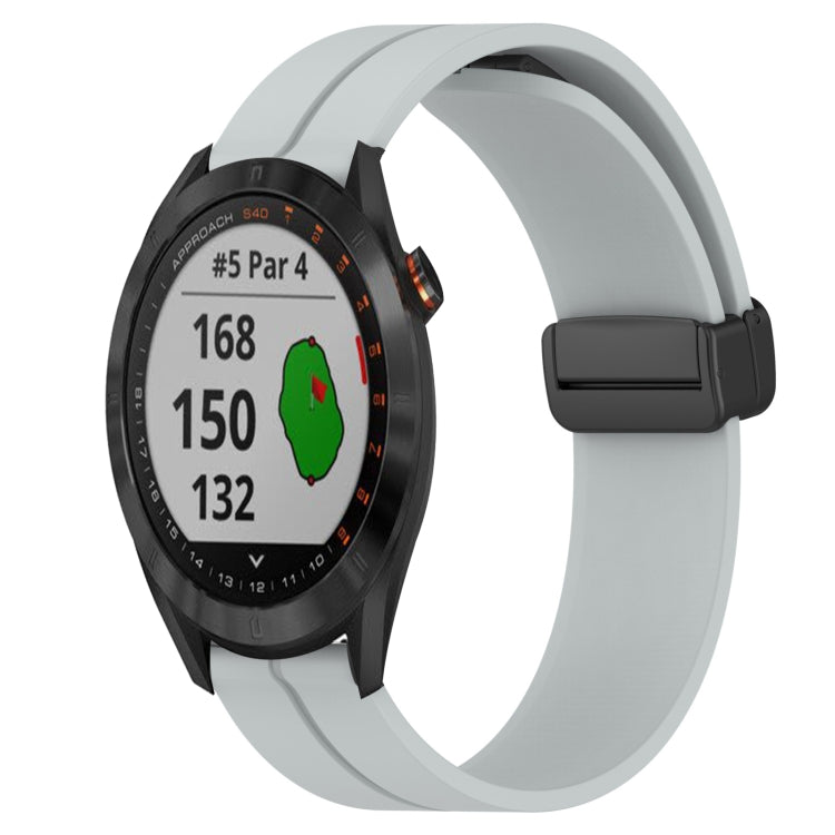 Cinturino in silicone 20 mm con chiusura magnetica per Garmin App