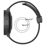 Cinturino in silicone 20 mm con chiusura magnetica per Garmin App