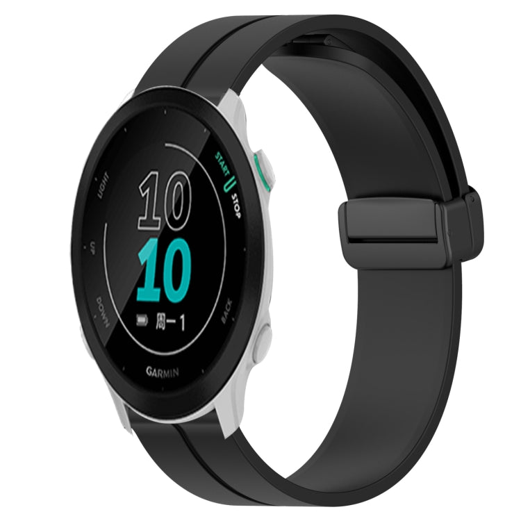 Cinturino in silicone 20 mm con chiusura magnetica per Garmin App