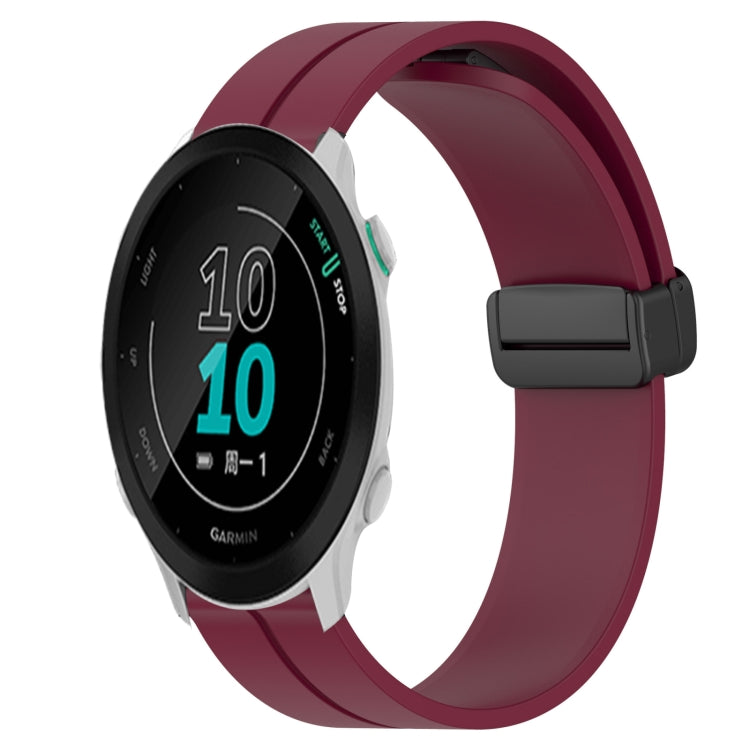 Cinturino in silicone 20 mm con chiusura magnetica per Garmin App