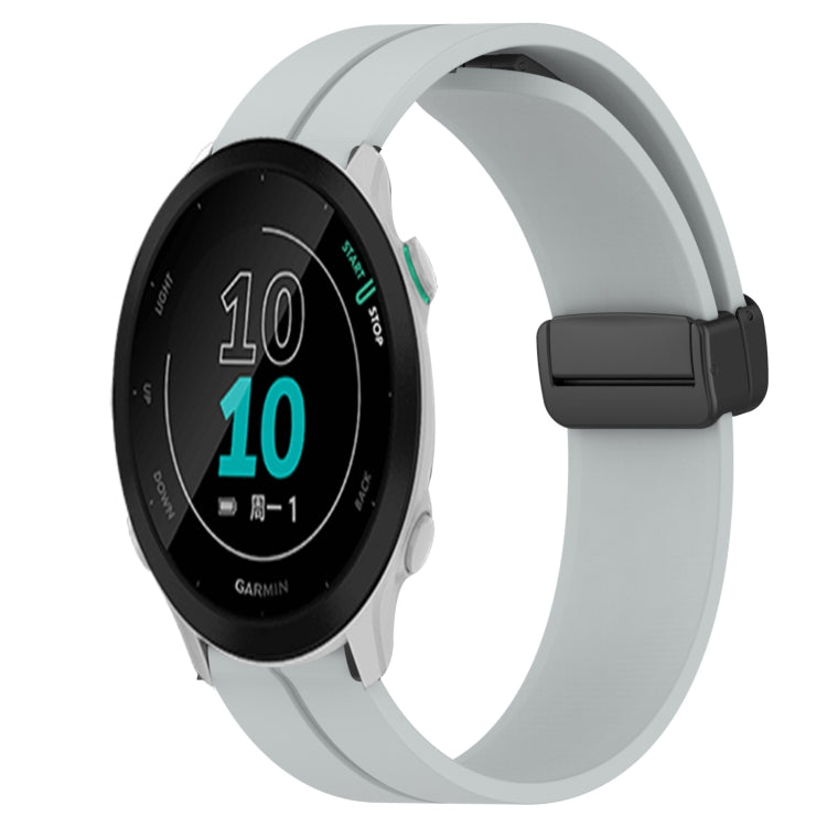 Cinturino in silicone 20 mm con chiusura magnetica per Garmin App