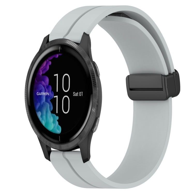 Cinturino in silicone 20 mm con chiusura magnetica per Garmin
