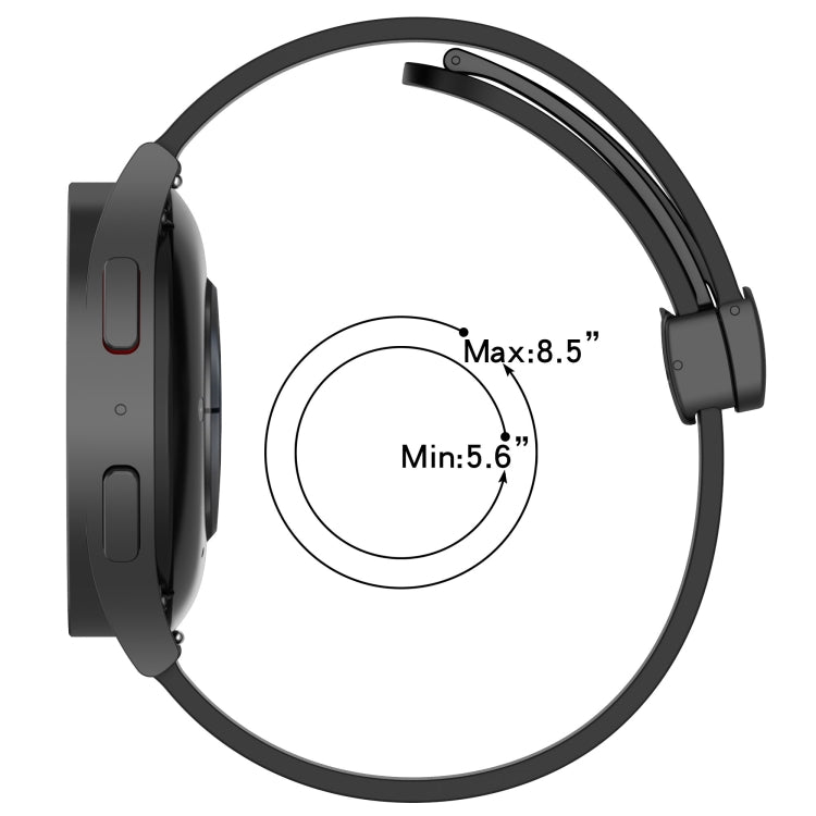 Cinturino in silicone 20 mm con chiusura magnetica per Garmin Ven