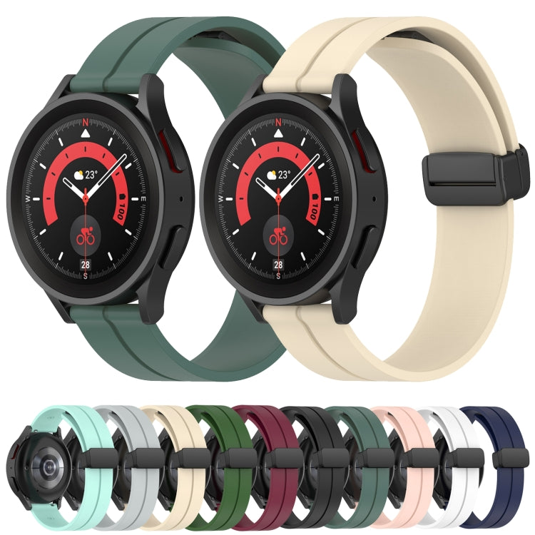 Cinturino in silicone 20mm con chiusura magnetica per Samsung Gal