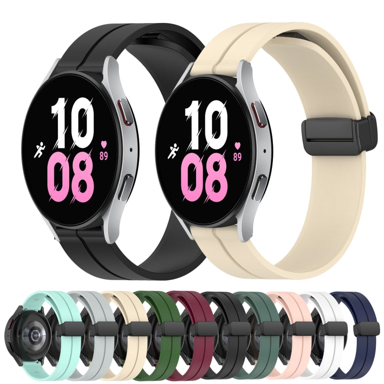 Cinturino in silicone 20mm con chiusura magnetica per Samsung Wat