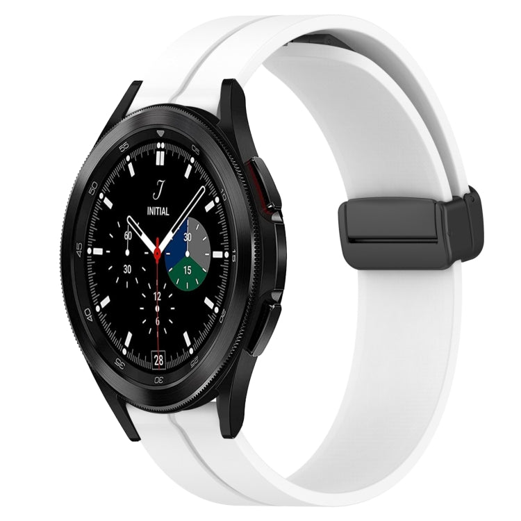 Cinturino in silicone 20mm con chiusura magnetica per Samsung