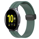 Cinturino in silicone 20mm con chiusura magnetica per Samsung