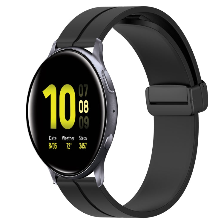Cinturino in silicone 20mm con chiusura magnetica per Samsung
