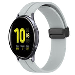 Cinturino in silicone 20mm con chiusura magnetica per Samsung
